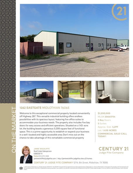 More Photos Of 1262 Eastgate Rd, Midlothian Warehouse For Sale