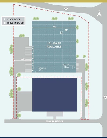 More Photos Of 103 Enterprise Dr SW, Calhoun Warehouse For Lease
