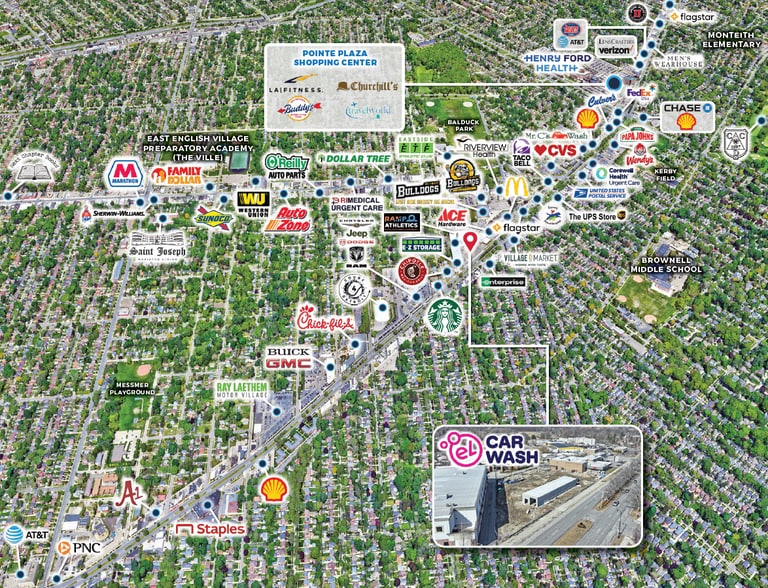More Photos Of 18155 Mack Ave, Detroit Carwash For Sale