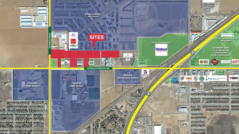 Primary Photo Of 520 Donald Preston Drive, Wolfforth Land For Sale