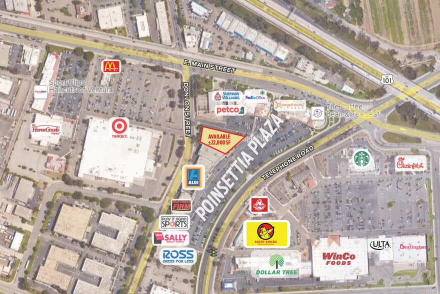 More Photos Of 4687-4731 Telephone Rd, Ventura Unknown For Lease