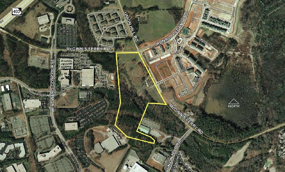 Primary Photo Of McGinnis Ferry Rd @ Union Hill Rd, Alpharetta Land For Sale