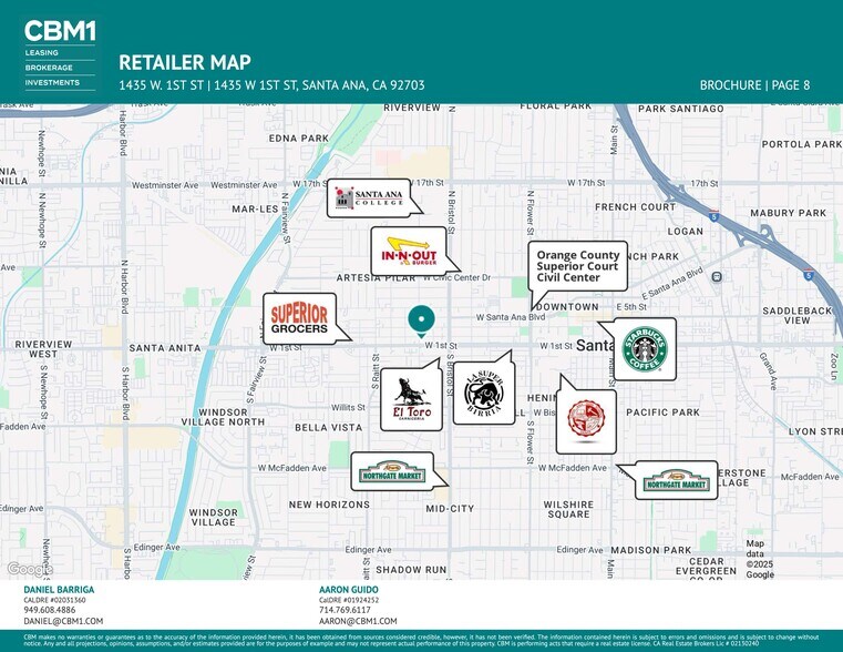 More Photos Of 1435 W 1st St, Santa Ana Storefront Retail Office For Lease