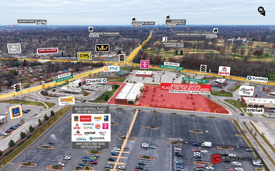 More Photos Of 8005 W Florissant, Saint Louis Freestanding For Sale