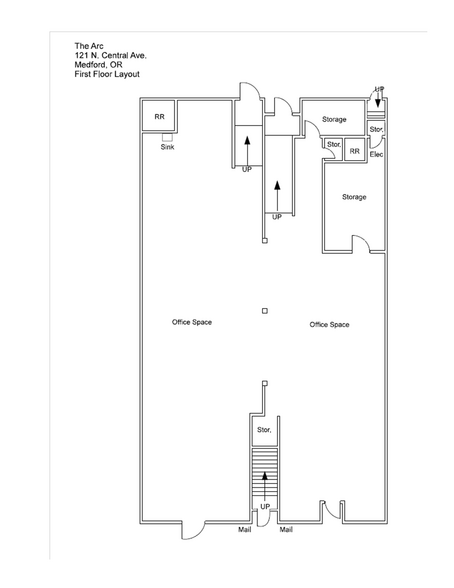 More Photos Of 117-121 N Central, Medford Storefront Retail Office For Sale