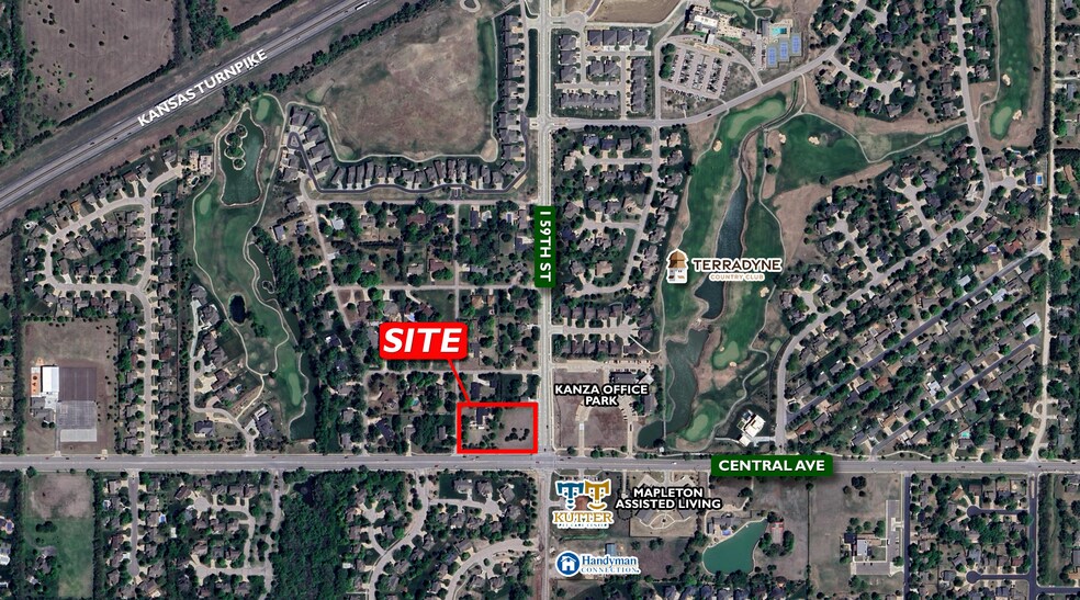 Primary Photo Of NWC Central & 159th E st, Wichita Land For Sale