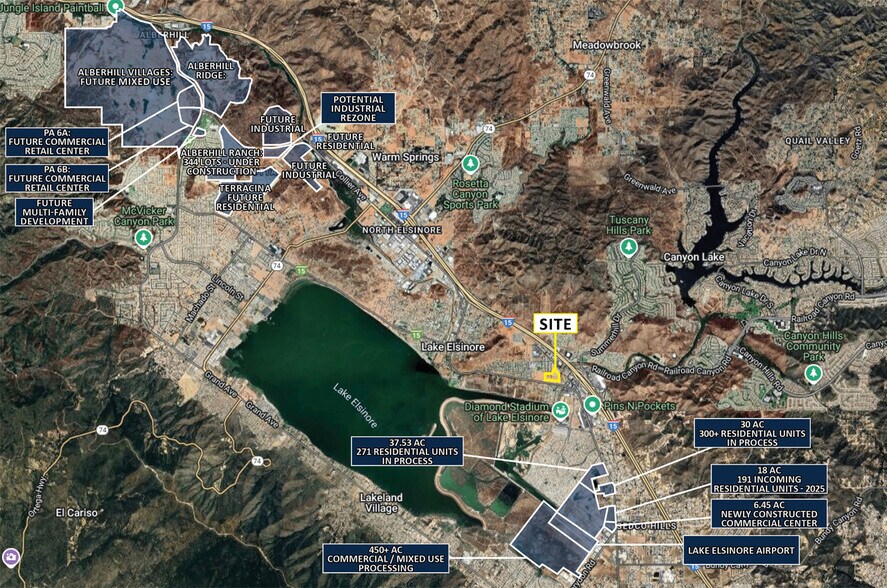 More Photos Of 12.37 AC Lakeshore Drive, Lake Elsinore Land For Sale