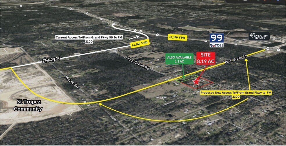 More Photos Of 69 Magnolia blvd, Huffman Land For Sale