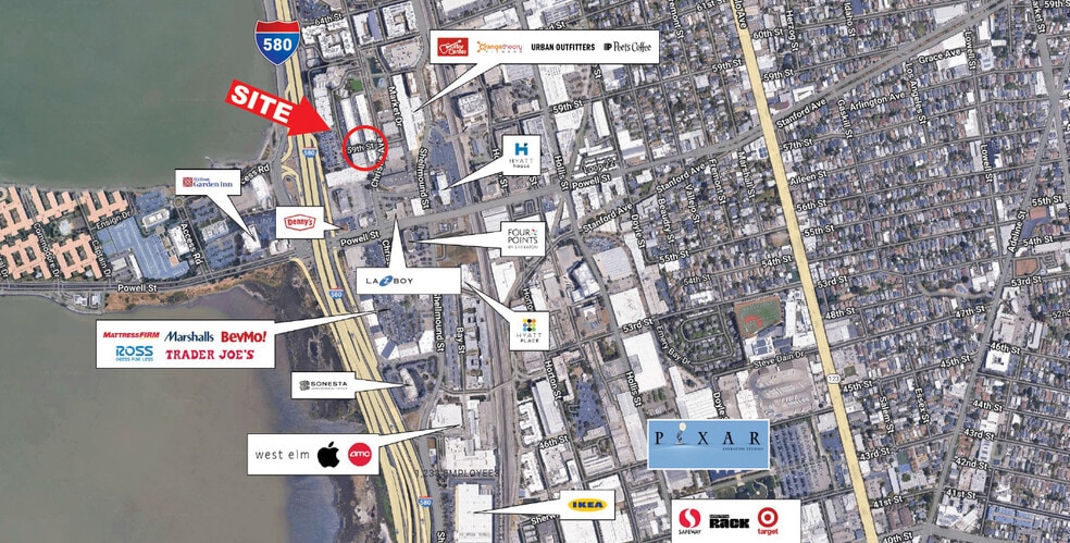 More Photos Of 5895 Christie Ave, Emeryville General Retail For Lease