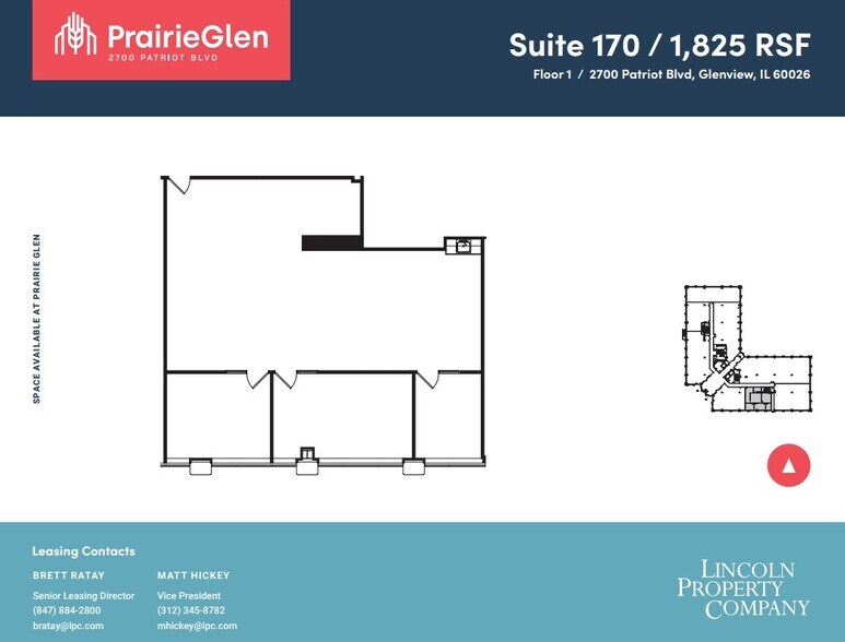 More Photos Of 2700 Patriot Blvd, Glenview Office For Lease