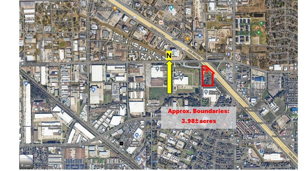 Primary Photo Of 0 Northwest Freeway, Houston Land For Sale