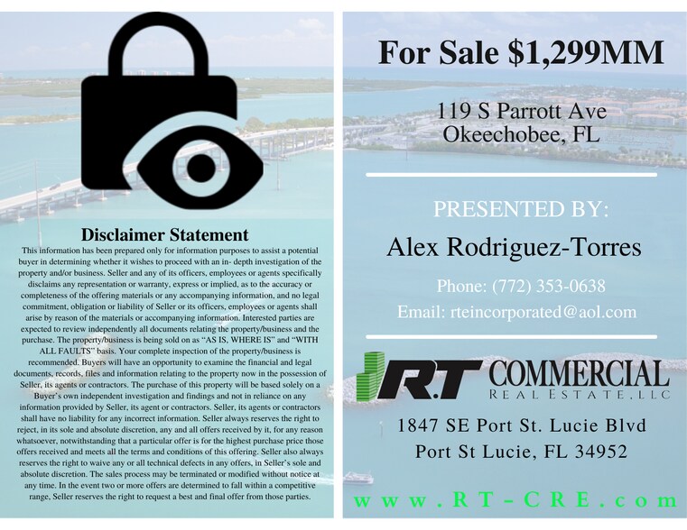 More Photos Of 119 S Parrott Ave, Okeechobee Storefront For Sale