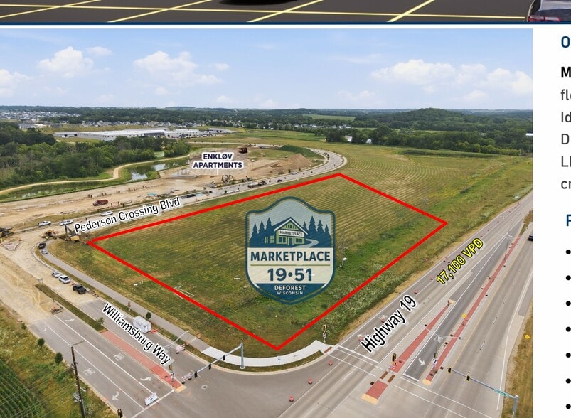 More Photos Of 6340 Pederson Crossing Blvd, Deforest Storefront Retail Office For Lease