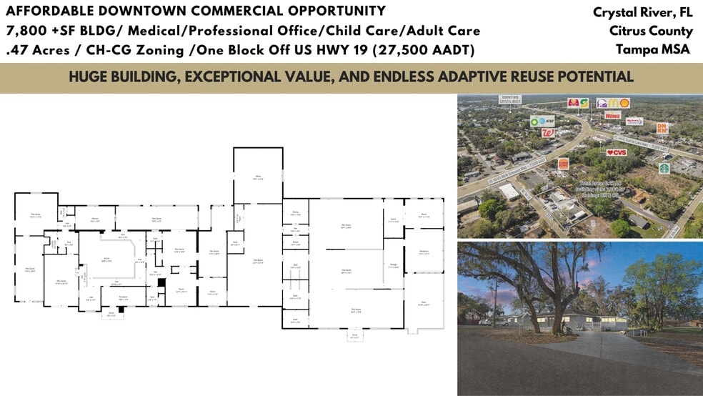 Primary Photo Of 639 NE 1st St, Crystal River Daycare Center For Sale