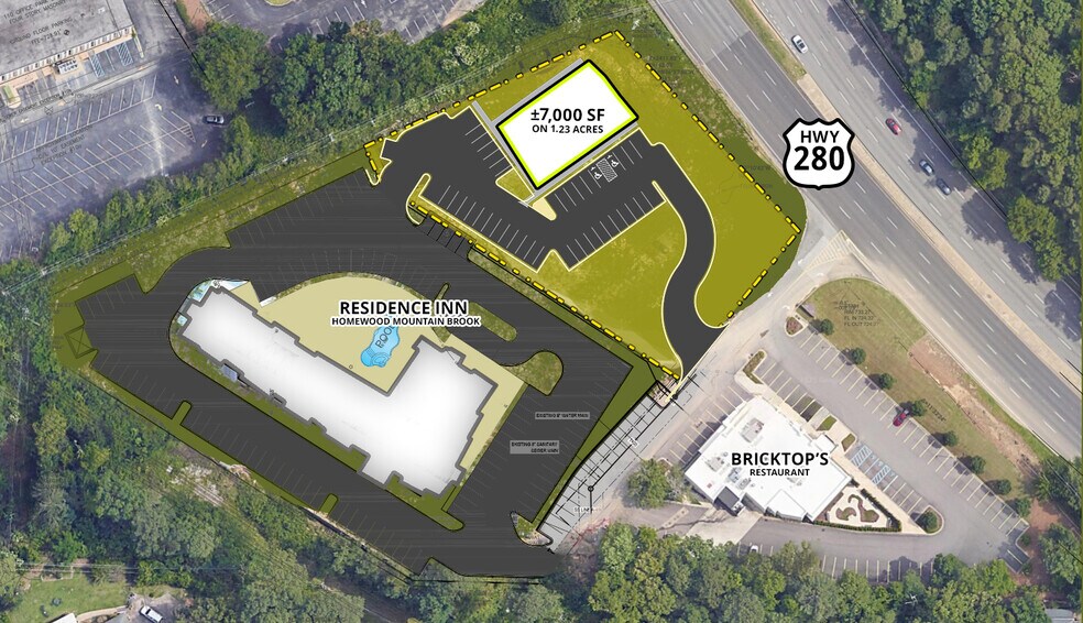 More Photos Of 2792 Highway 280 S, Mountain Brook Land For Lease