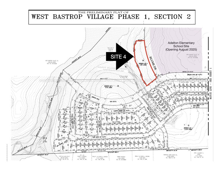 More Photos Of NWC Adelton and Blume Dr blvd, Bastrop Land For Sale