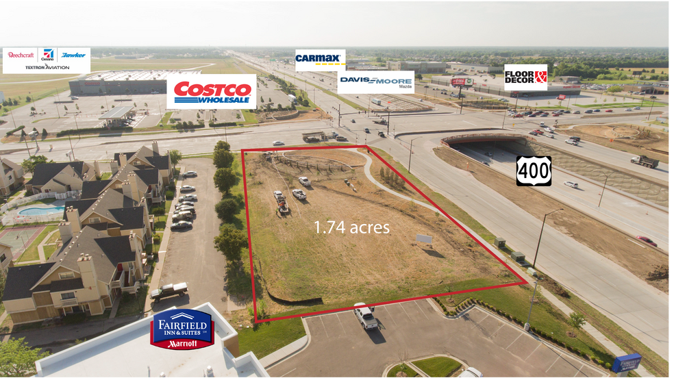 More Photos Of 465 S Webb Rd, Wichita Land For Lease