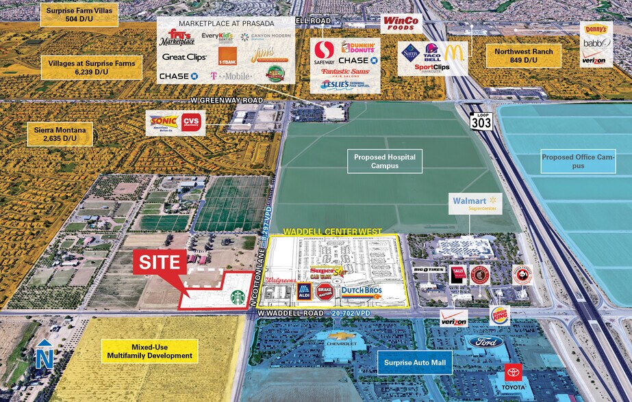 More Photos Of NWC Cotton Ln & Waddell Rd, Surprise Land For Lease