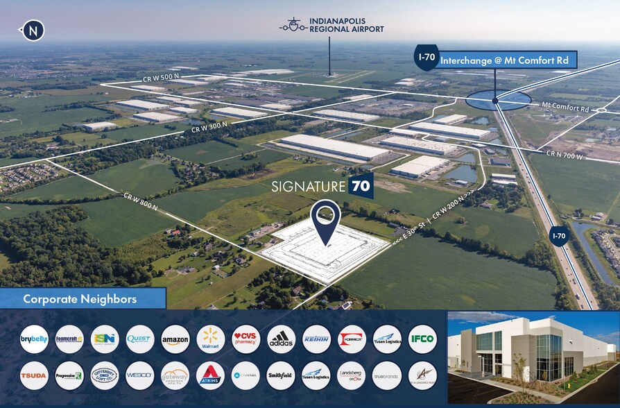 More Photos Of 7780 W 200 N, Greenfield Warehouse For Lease