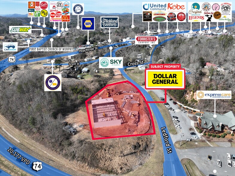 More Photos Of 138 Ledford St, Murphy General Retail For Sale