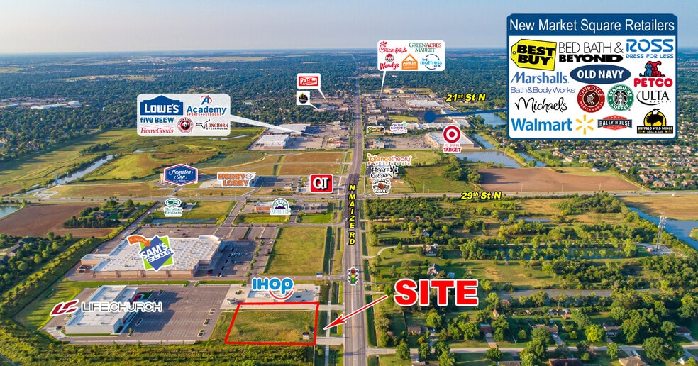 Primary Photo Of 3124 N Maize Rd, Wichita Land For Lease