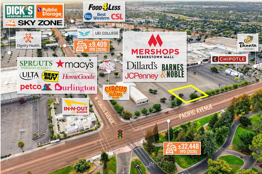 More Photos Of adj. to 5110 Pacific Ave, Stockton Land For Sale