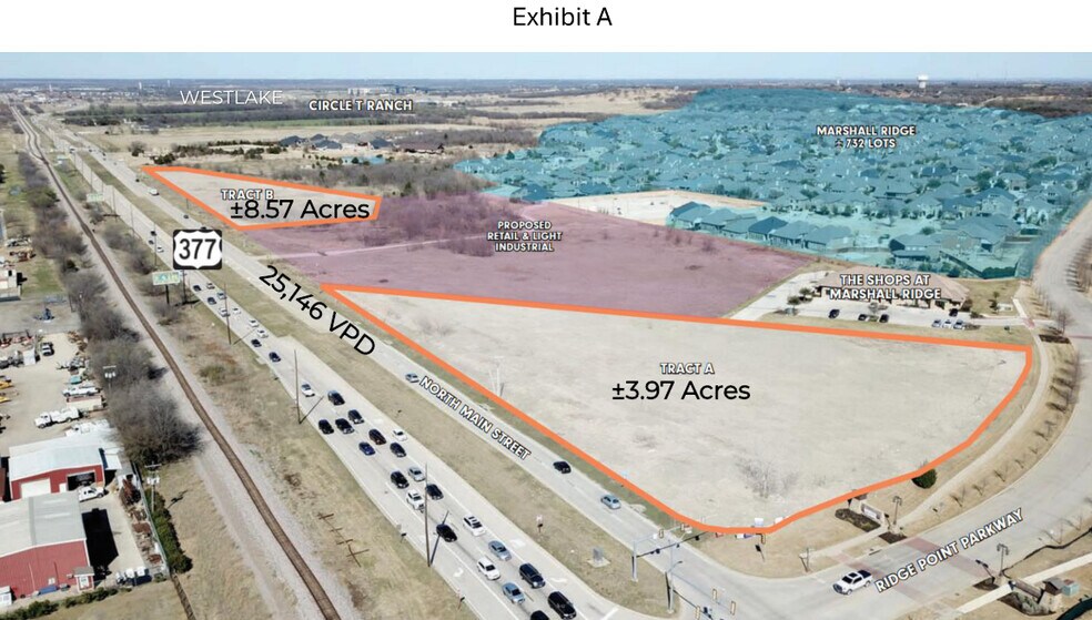 More Photos Of NEQ Main St (Hwy 377) & Ridge Point Pkwy, Keller Land For Sale