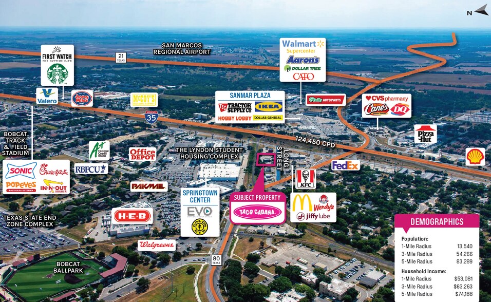 More Photos Of 135 Long St, San Marcos General Retail For Sale