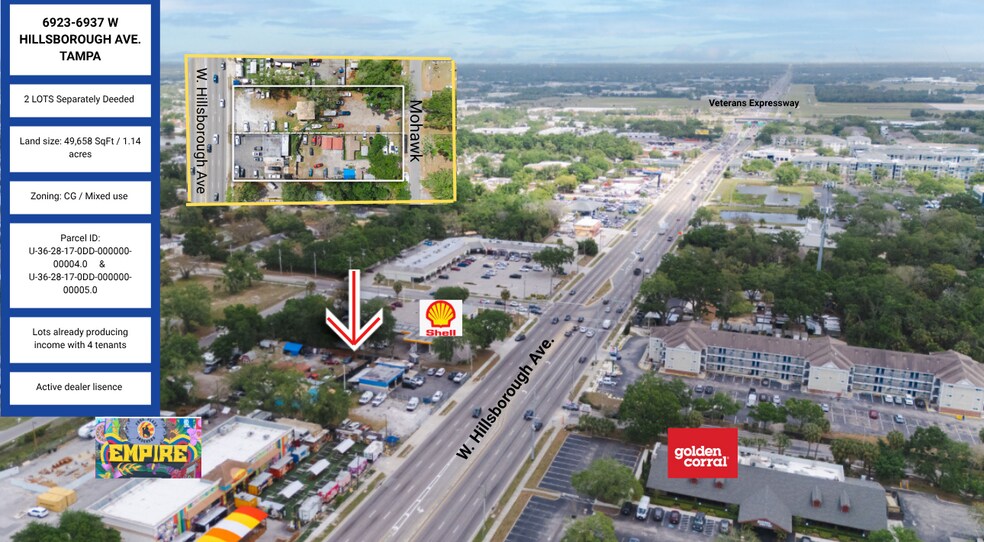 Primary Photo Of 6923 W Hillsborough Ave, Tampa Land For Sale