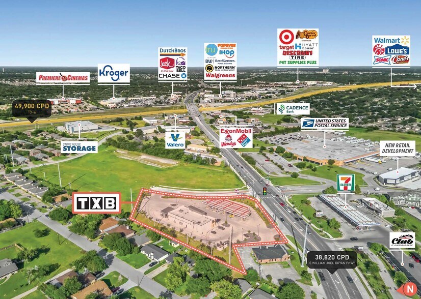 More Photos Of 2104 E William J Bryan Pky, Bryan Convenience Store For Sale