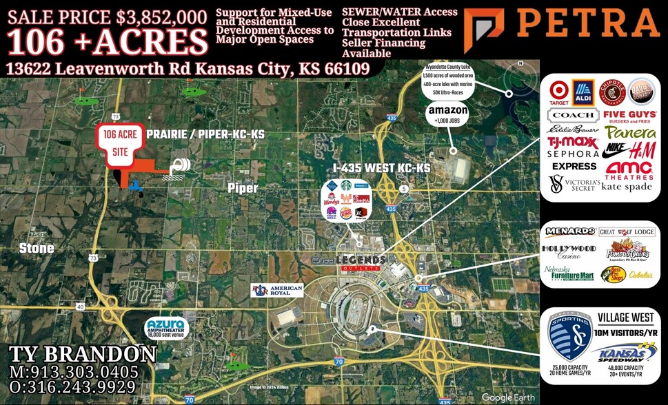 Primary Photo Of 13622 Leavenworth Rd, Kansas City Land For Sale