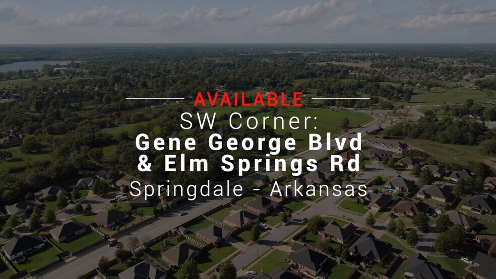 Primary Photo Of Gene George Blvd @ Elm Springs Road, Springdale Land For Sale