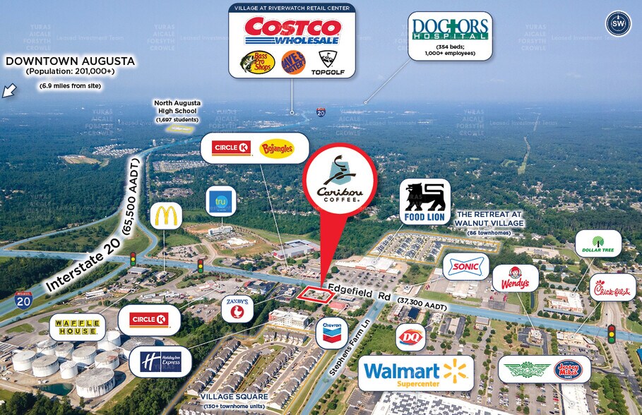 More Photos Of 1075 Edgefield Rd, North Augusta Fast Food For Sale