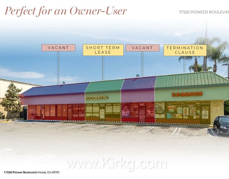 More Photos Of 17326 Pioneer Blvd, Artesia Freestanding For Sale