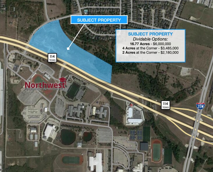 More Photos Of Highway 114 @ Texan Drive, Justin Land For Sale