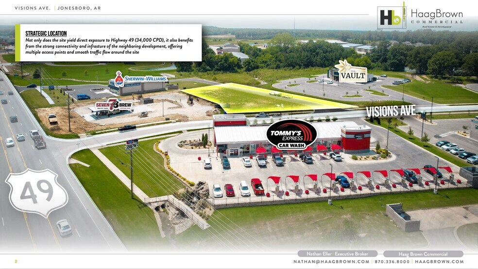 More Photos Of 1701 Visions Ave, Jonesboro Land For Lease