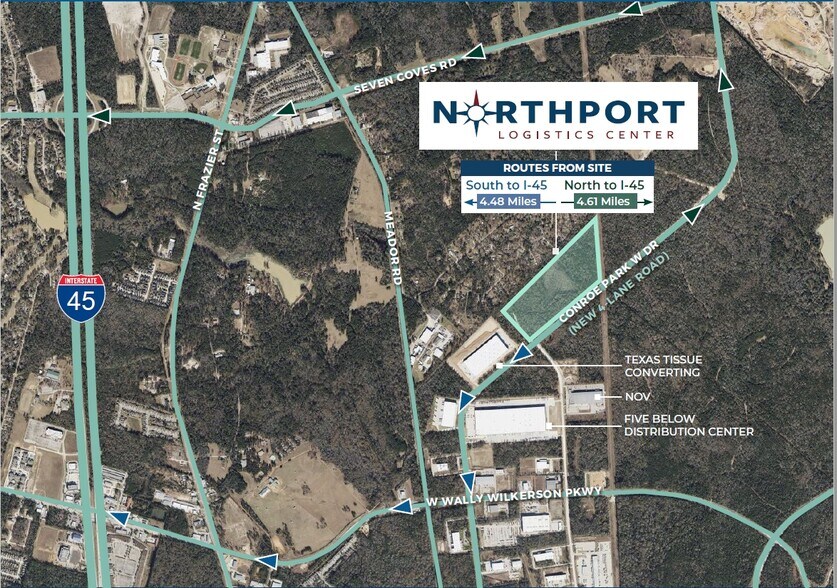 More Photos Of 1375 Conroe Park W Dr, Conroe Distribution For Lease