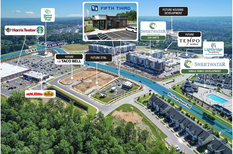 Primary Photo Of 1121 Moncure Place, Apex Bank For Sale