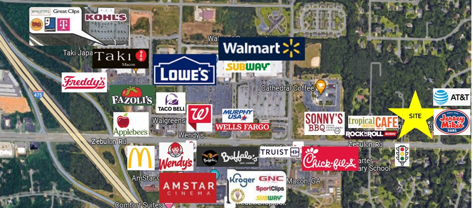 More Photos Of 5781 Zebulon Rd, Macon-Bibb Land For Sale