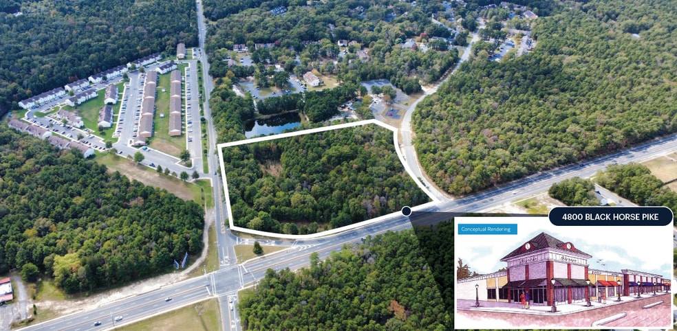 Primary Photo Of 4800 Black Horse Pike, Mays Landing Land For Sale