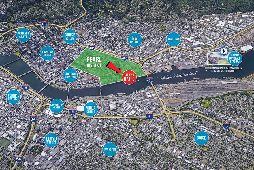 More Photos Of 1462 NW Naito Pky, Portland Land For Sale