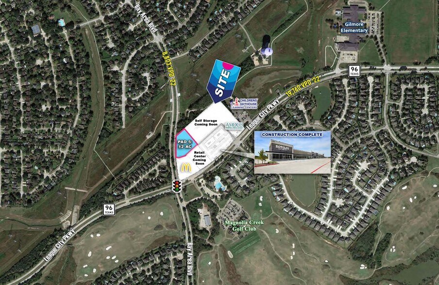 Primary Photo Of Bay Area Blvd & League City Parkway, League City Land For Sale