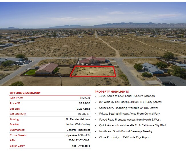 More Photos Of 8000 California City blvd, California City Land For Sale