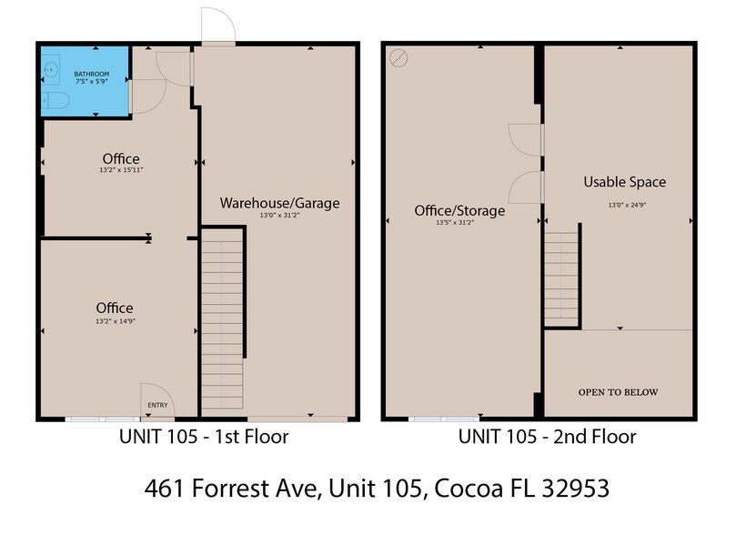 More Photos Of 461 Forrest Ave, Cocoa Warehouse For Lease