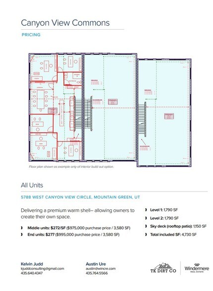 More Photos Of 5788 Canyon View Pl, Mountain Green Office For Sale