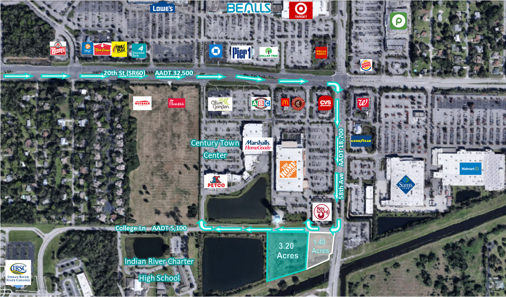 More Photos Of 5831-5885 College Ln, Vero Beach Land For Sale