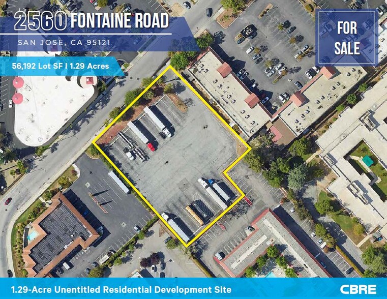 Primary Photo Of 2560 Fontaine Rd, San Jose Land For Sale