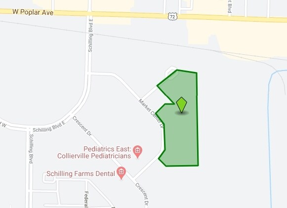 More Photos Of 100 N Market Center Dr, Collierville Land For Sale