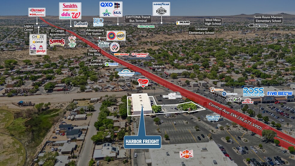 More Photos Of 4410 Central Ave SW, Albuquerque Freestanding For Sale