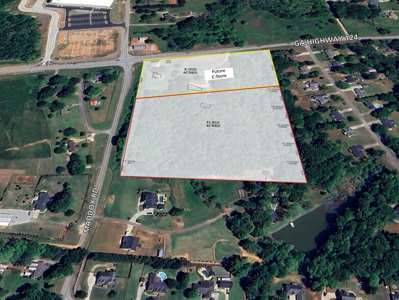 More Photos Of 8195 Highway 124 W, Hoschton Land For Sale